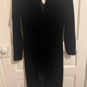 Dex - black velvet dress